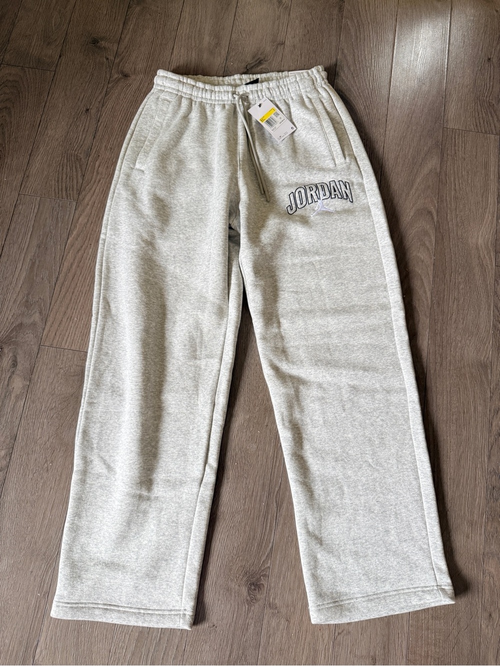 Jordan Mens S Light Gray Fleece pants